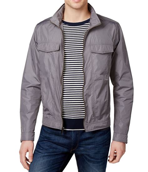 michael kors males jacket|michael kors men's windbreaker.